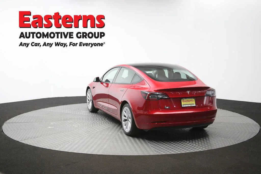 Used 2021 Red Tesla Standard Range Plus image 59