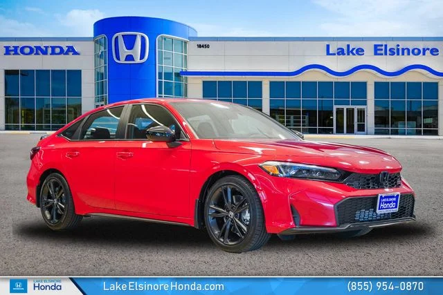 New 2026 Rallye Red Honda FWD image 1