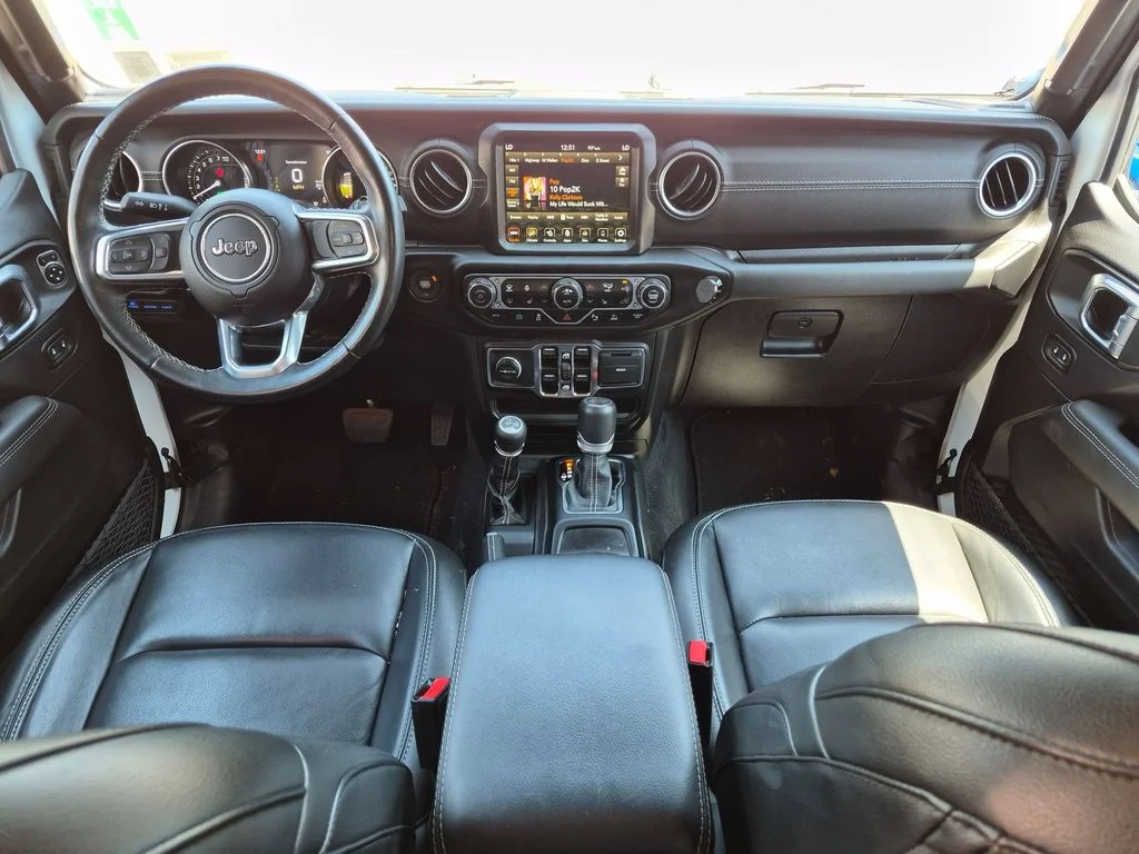Used 2022 White Jeep Unlimited Sahara 4xe image 21