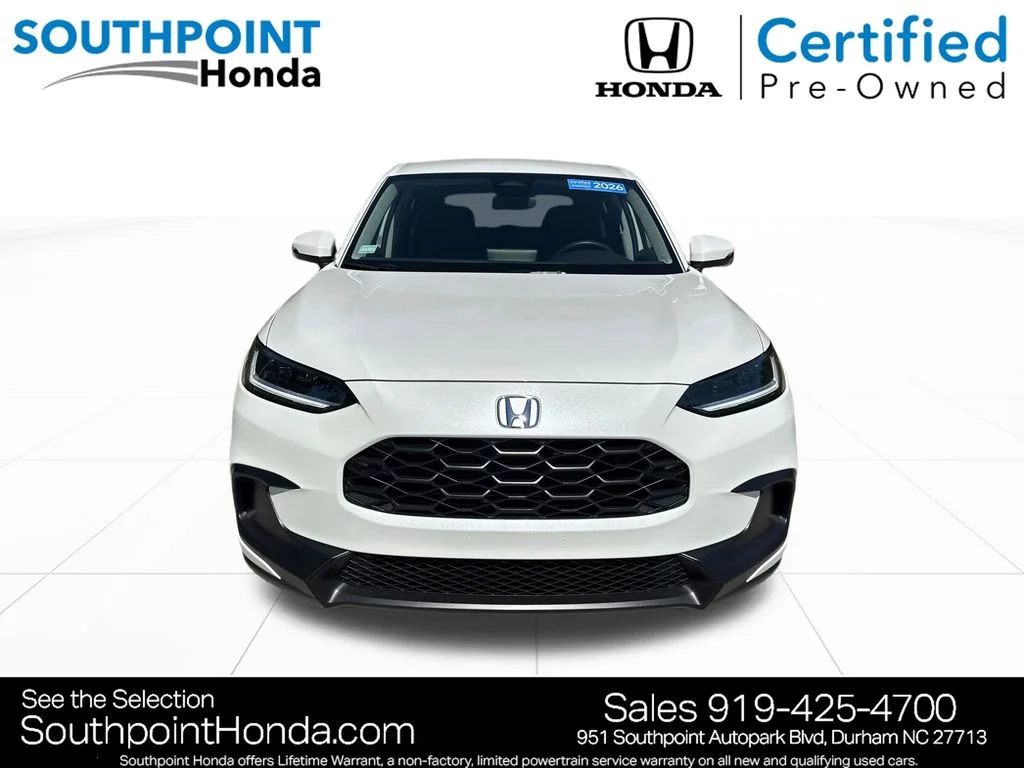 Certified Used 2026 Platinum White Pearl Honda 2WD LX image 2