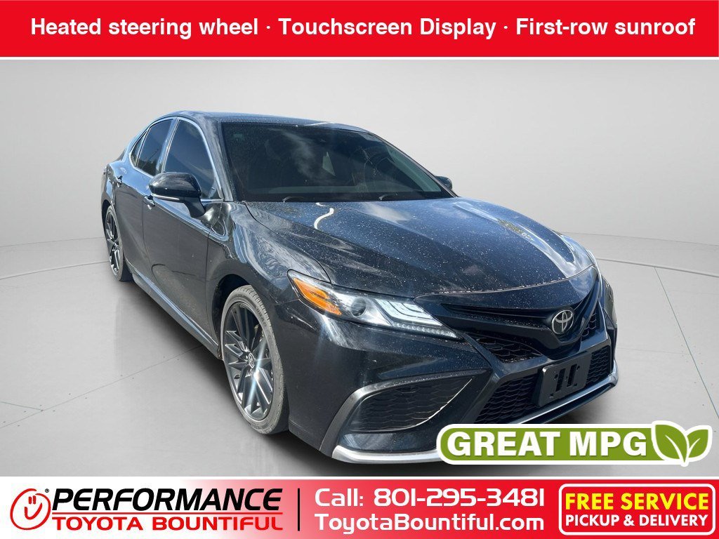 Used 2023 Midnight Black Metallic Toyota XSE image 1
