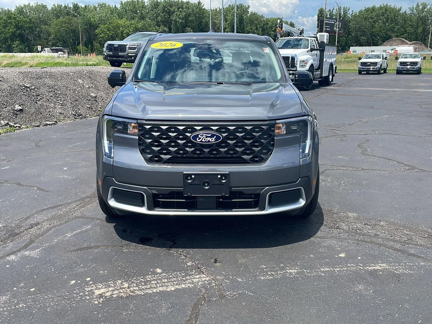 New 2026 Carbonized Gray Metallic Ford LARIAT image 11