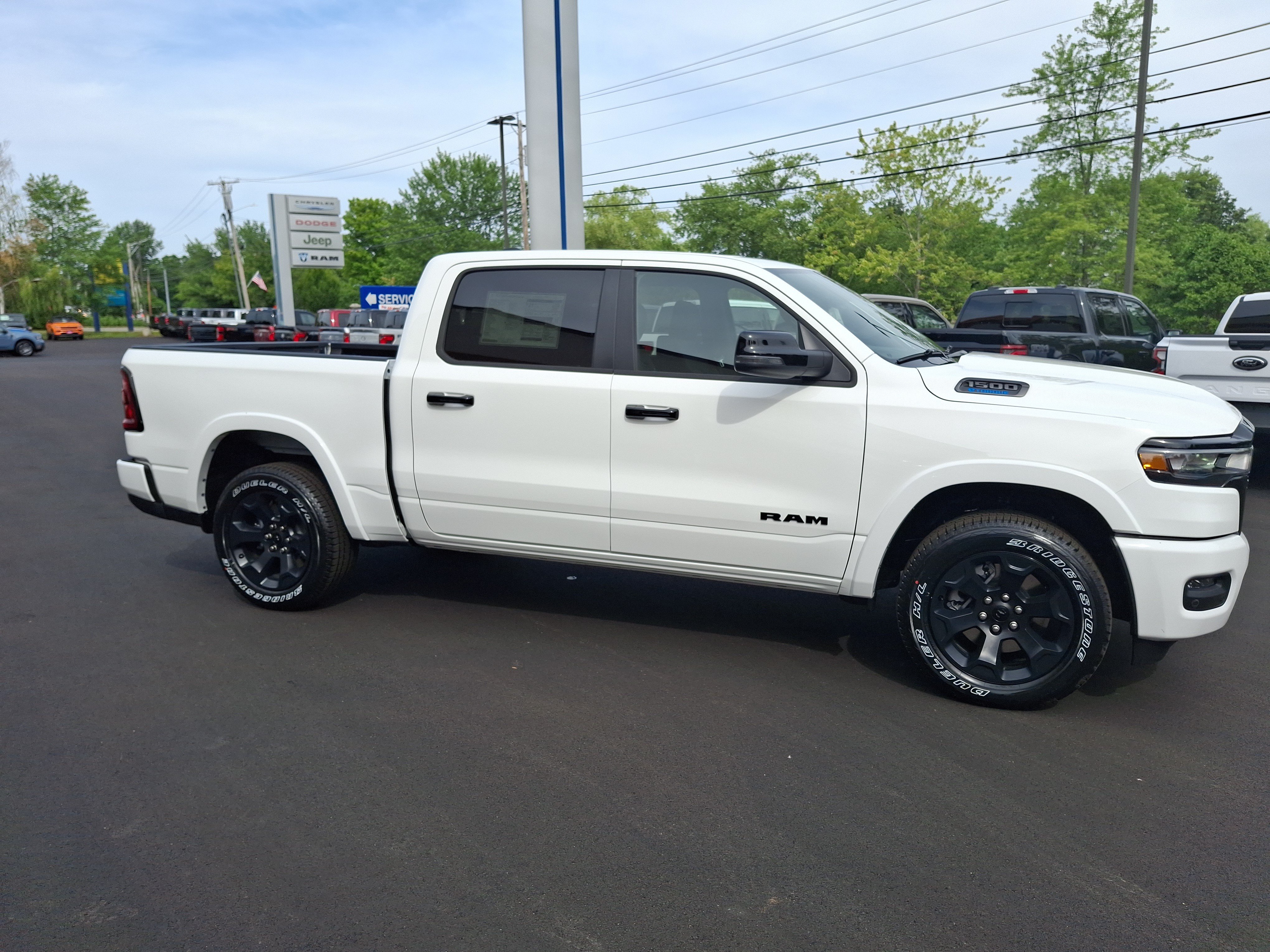 New 2026 Bright White Clearcoat RAM Big Horn image 8