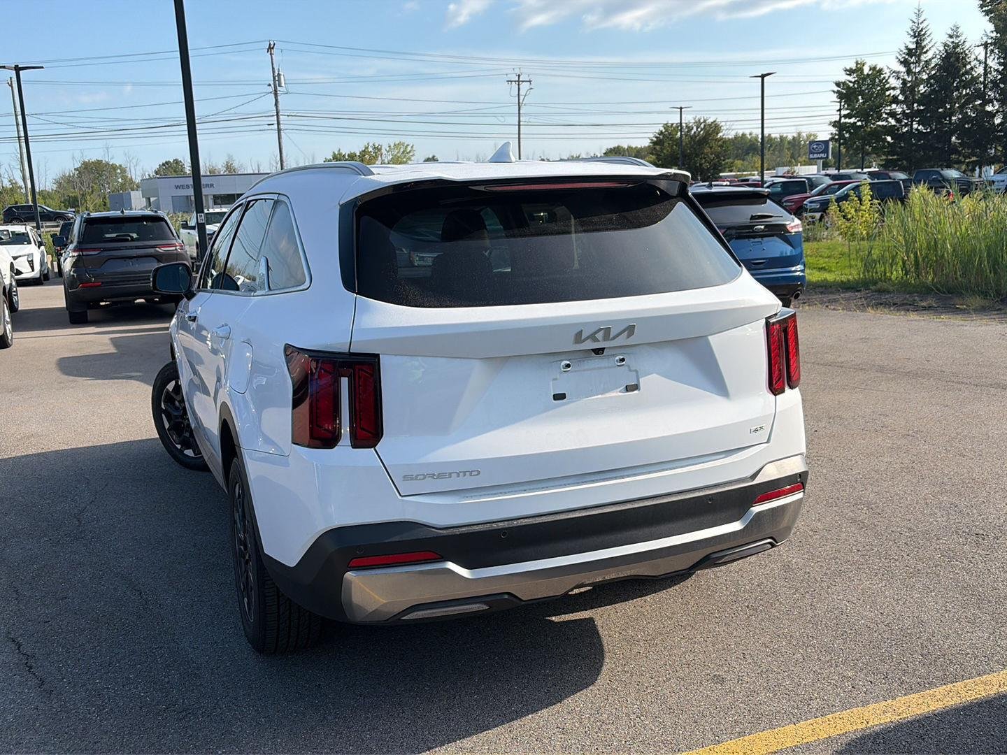 Used 2025 Glacial White Pearl Kia S image 3