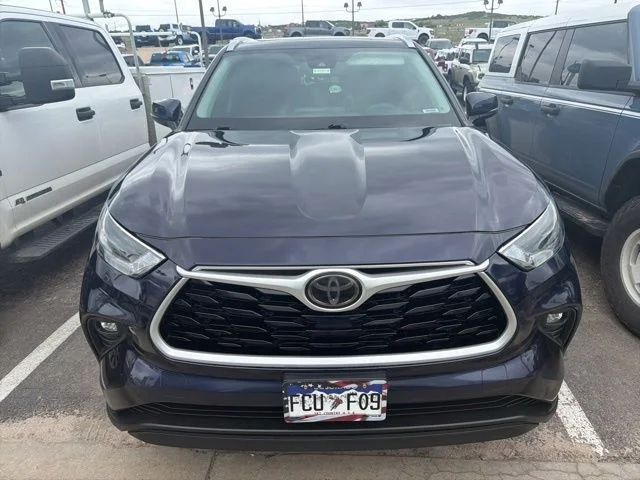 Used 2021 Blue Toyota XLE image 2
