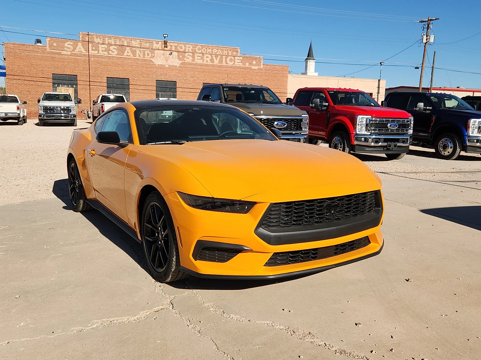 New 2026 Orange Fury Metallic Tri-coat Ford EcoBoost® Fastback image 1