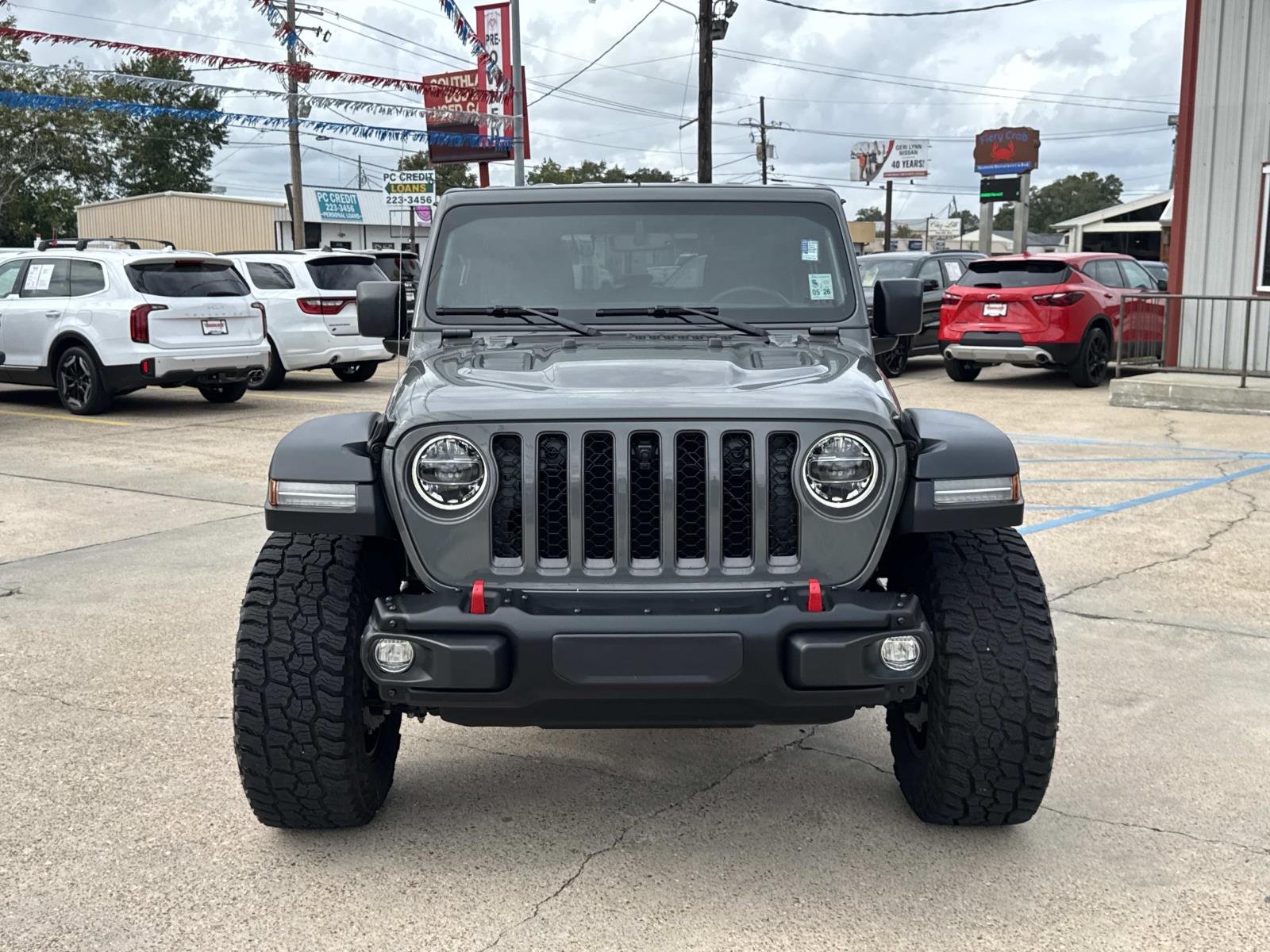 Used 2021 Granite Crystal Metallic Clearcoat Jeep Rubicon image 2