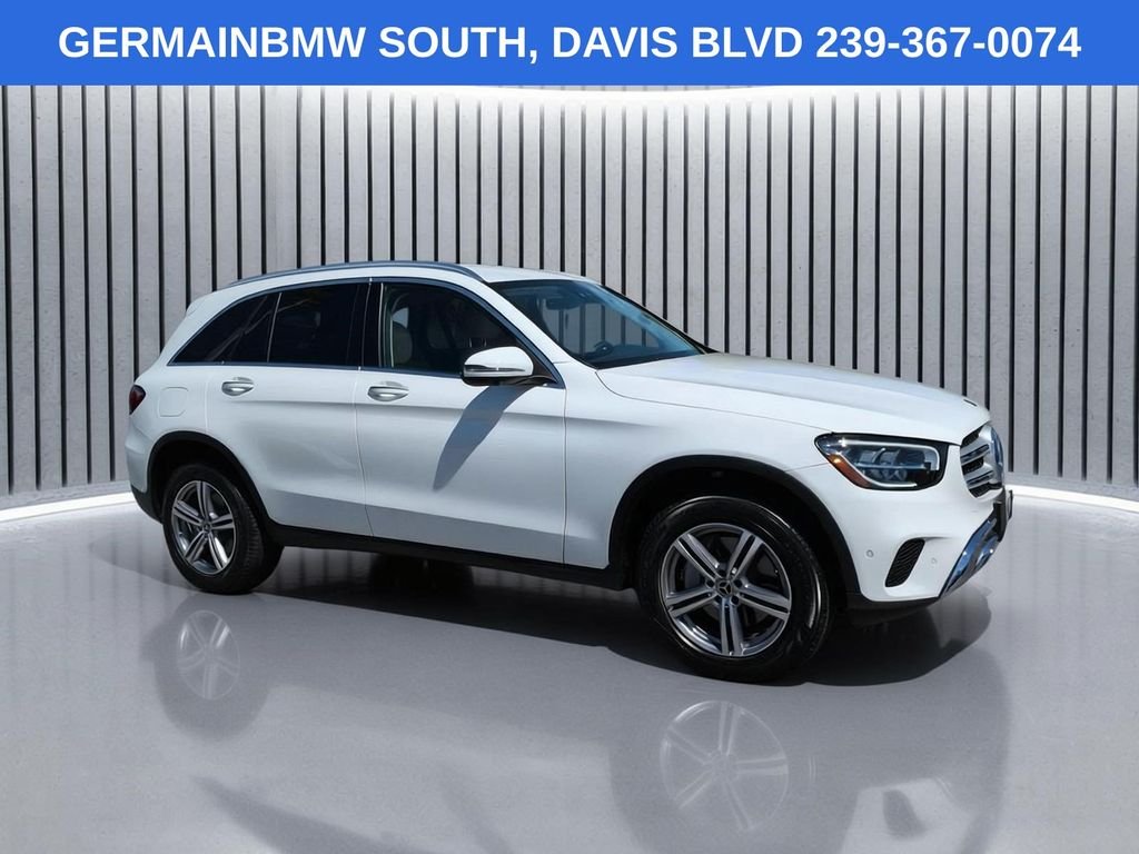 Used 2022 Polar White Mercedes-Benz GLC 300 image 3