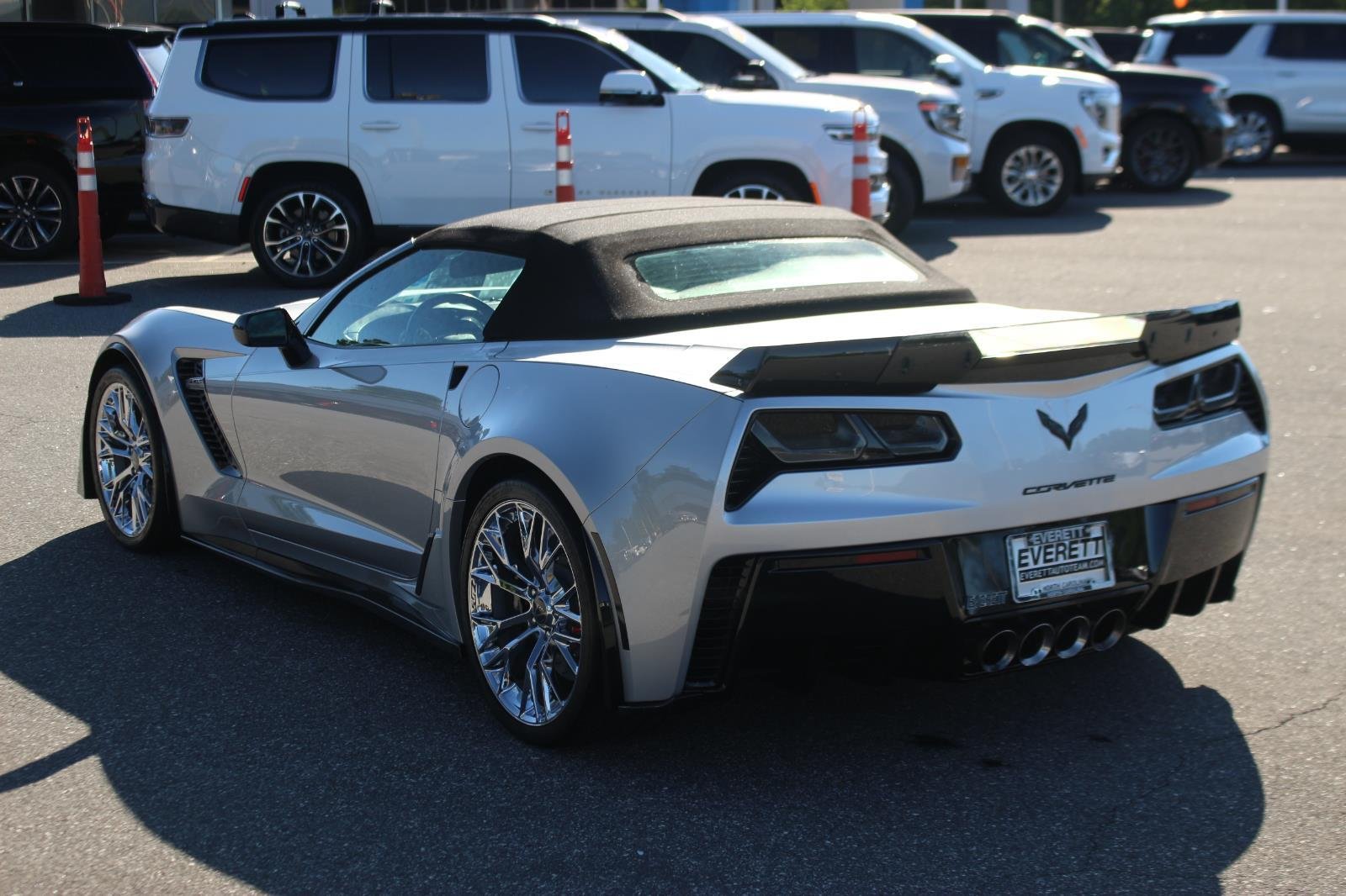 Used 2019 BLADE SILVER METALLIC Chevrolet Z06 2LZ image 5