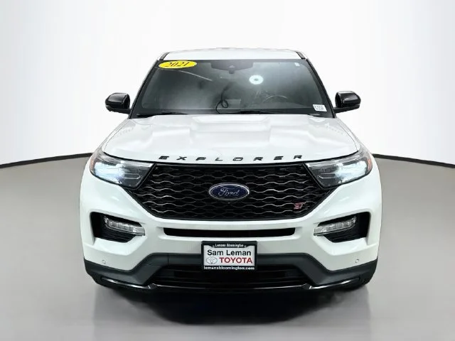 Used 2021 White Metallic Ford ST image 2