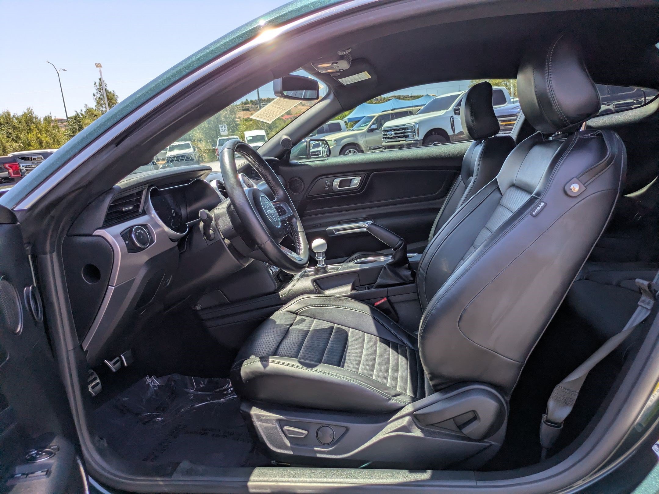 Used 2020 Dark Highland Green Metallic Ford Bullitt image 14