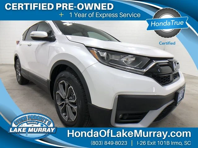 Certified Used 2020 Platinum White Pearl Honda EX-L image 1
