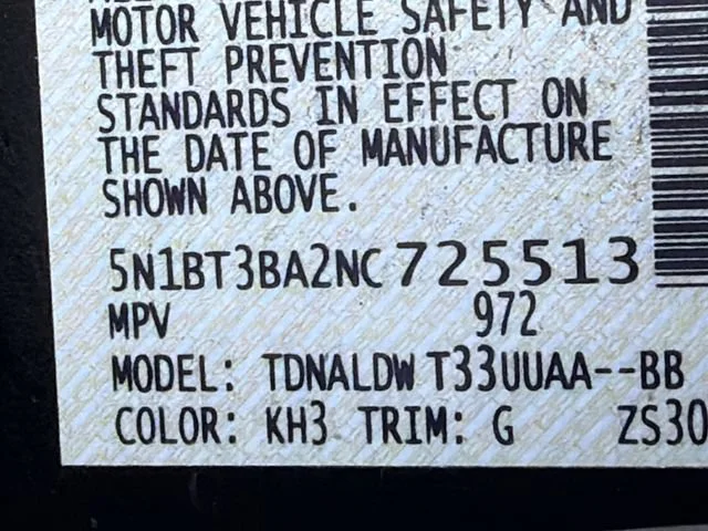 Used 2022 Black Nissan SV FWD image 34