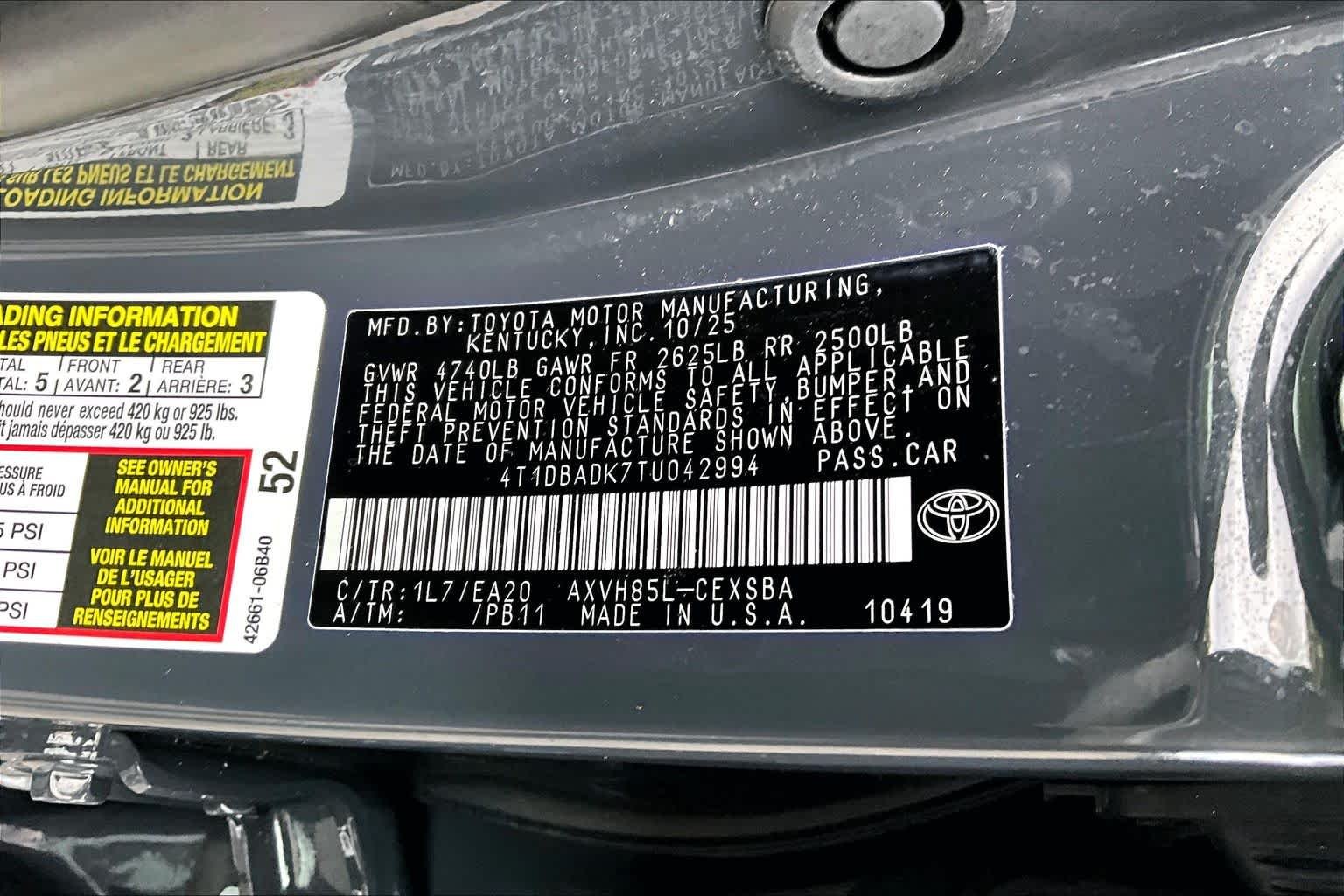 Used 2026 Underground Toyota SE image 33