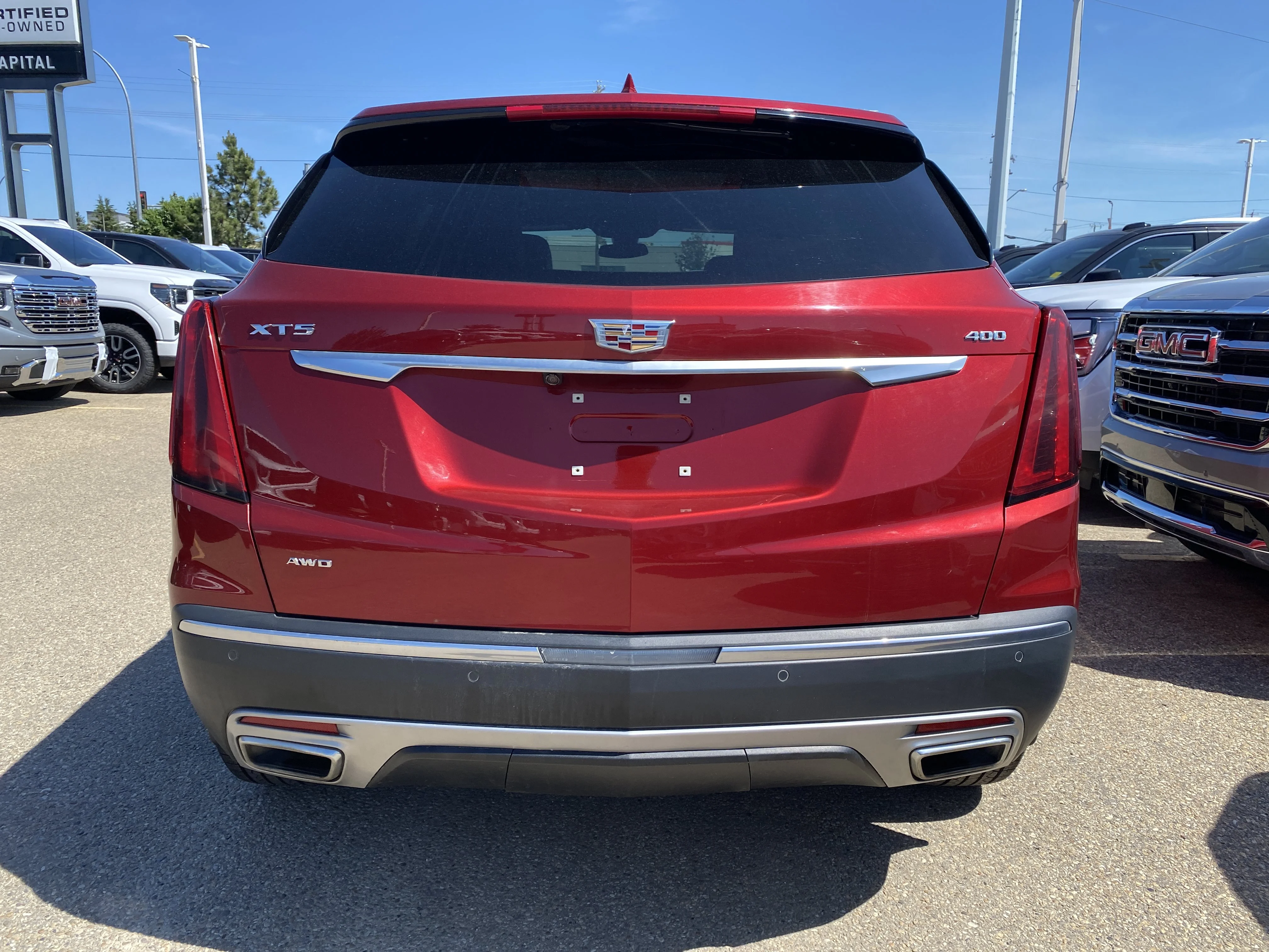 Used 2021 Red Cadillac AWD Premium Luxury * PANORAMIC SUNROOF * RADAR CRUISE * REMOTE STARTER * image 4