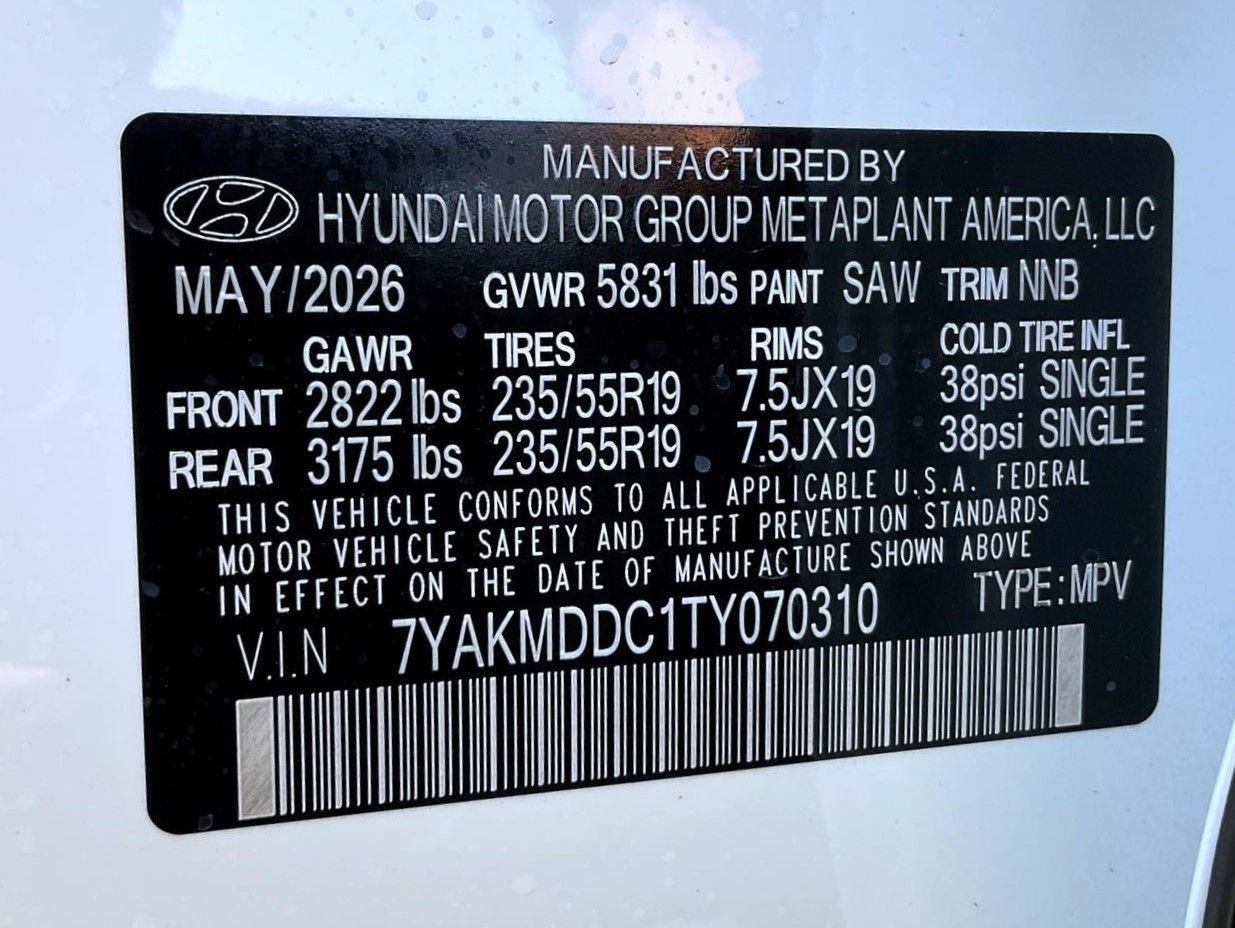 New 2026 White Hyundai SE image 26