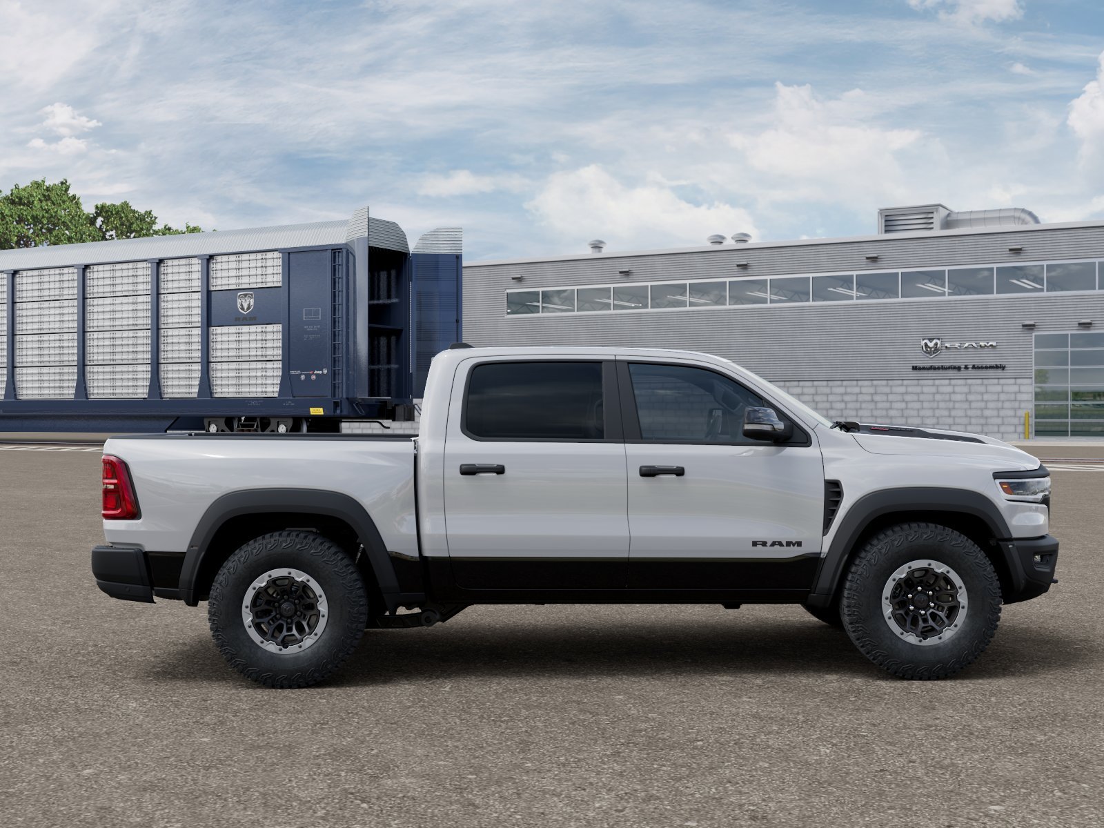 New 2026 Bright White Clear-Coat Exterior Paint RAM RHO image 12