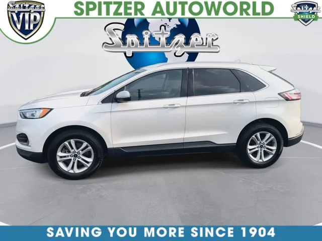 Used 2019 White Platinum Clearcoat Metallic Ford SEL image 6