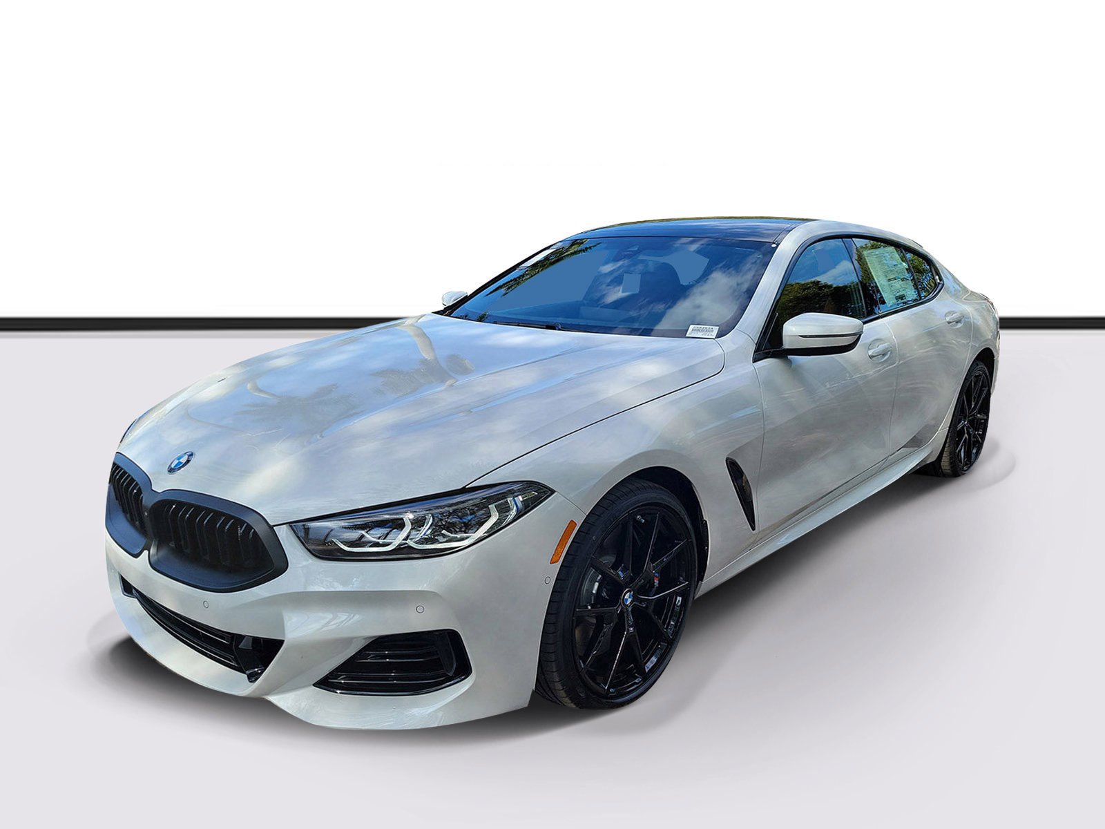 New 2026 Mineral White Metallic BMW 840i image 2