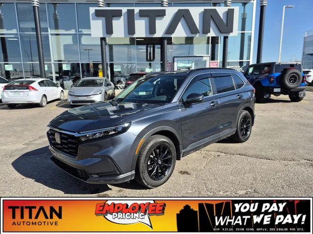 2024 Honda CR-V Sport AWD*Htd Seats | Sunroof | Htd Wheel | Adaptive Cruise | Remote Start | CarPlay | Park Assist