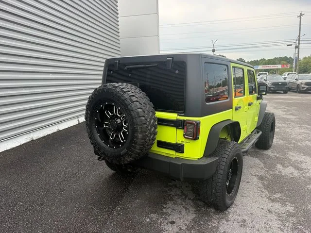 Used 2017 Green Jeep Unlimited Sport image 3