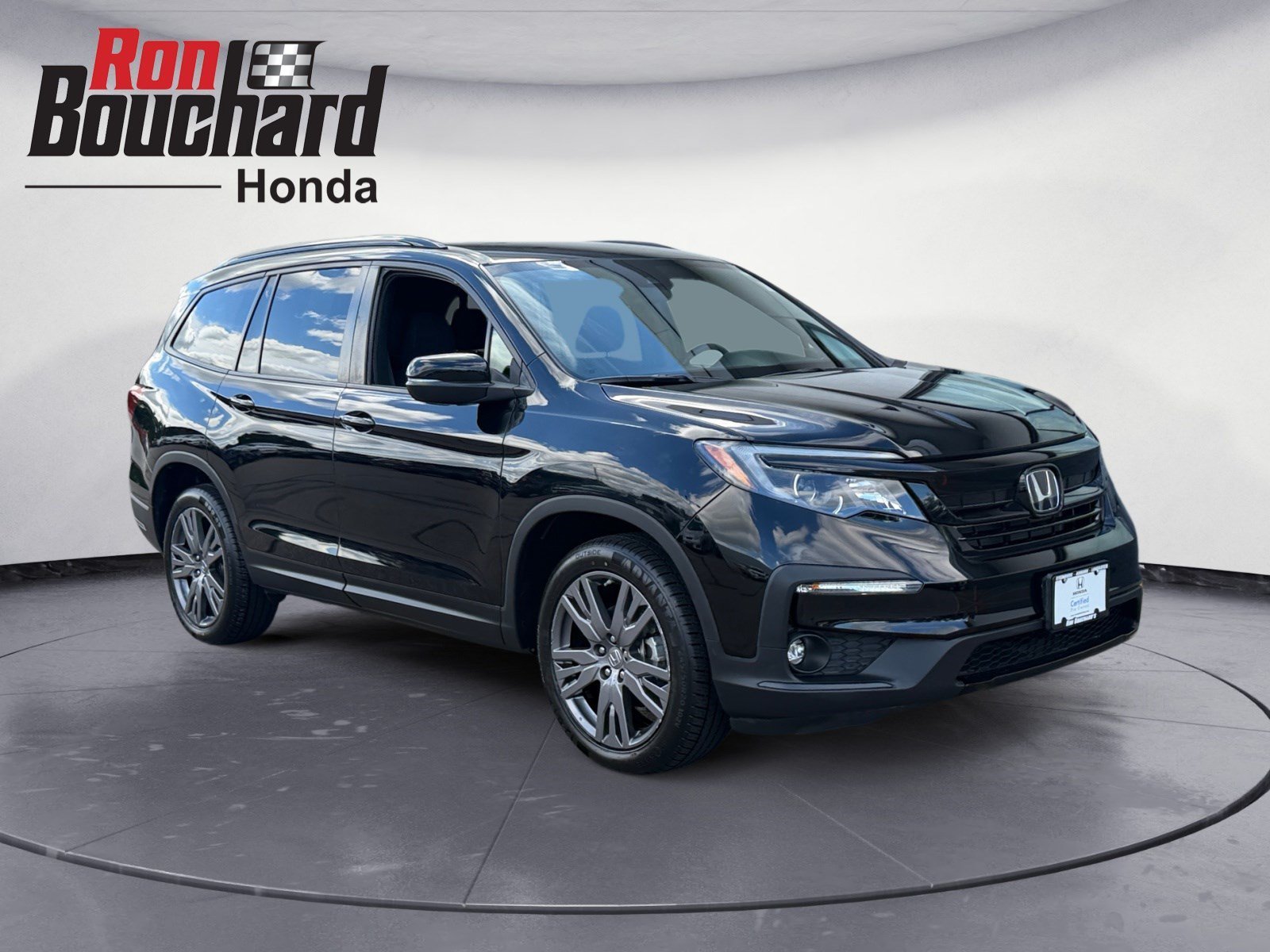 Certified Used 2022 Crystal Black Pearl Honda AWD SPORT image 1