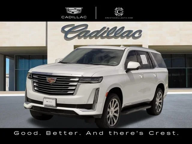 Used 2023 Crystal White Tricoat CADILLAC Premium Luxury Platinum image 10