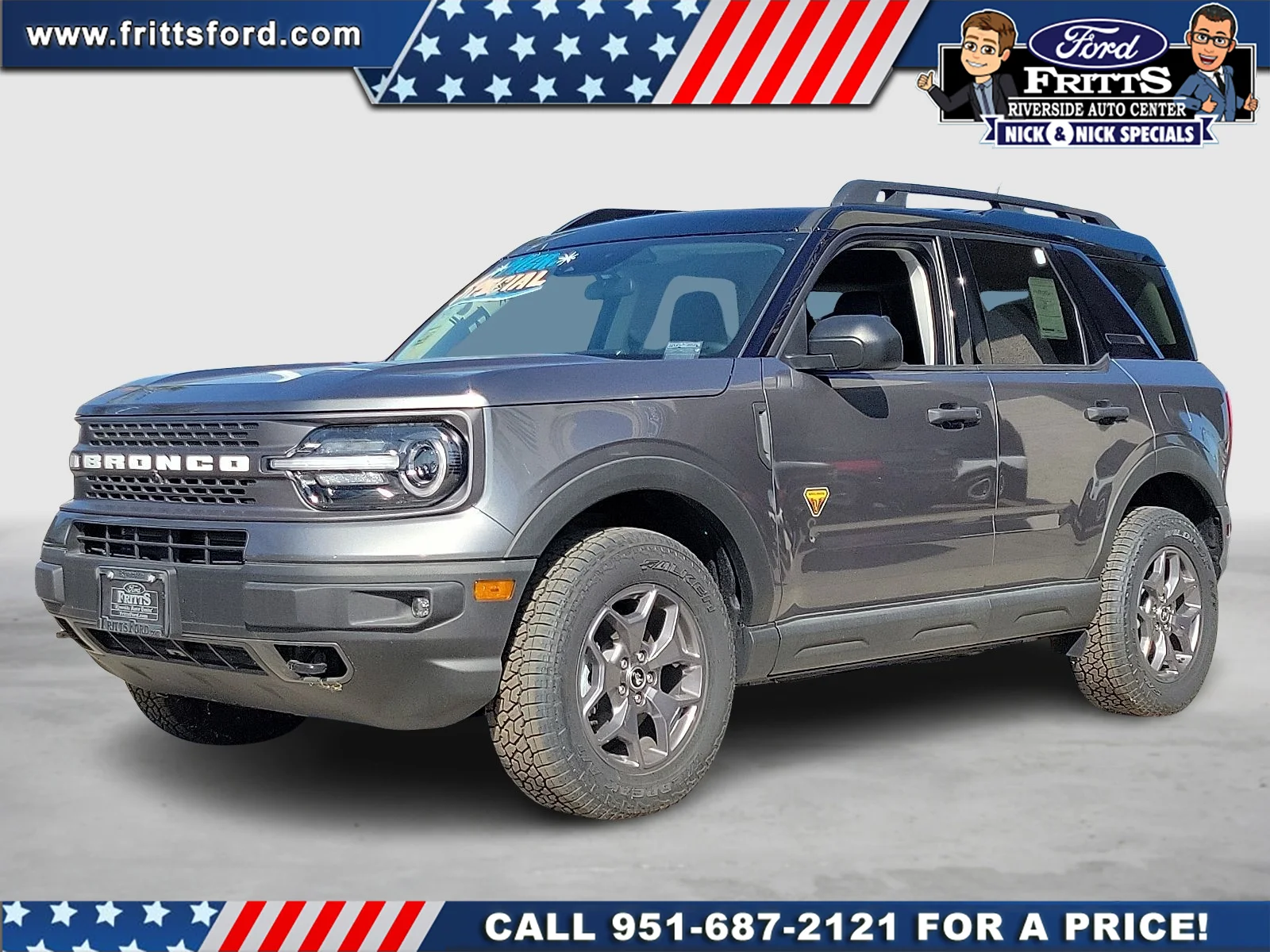 New 2024 Carbonized Grey Metallic Ford Badlands® image 1