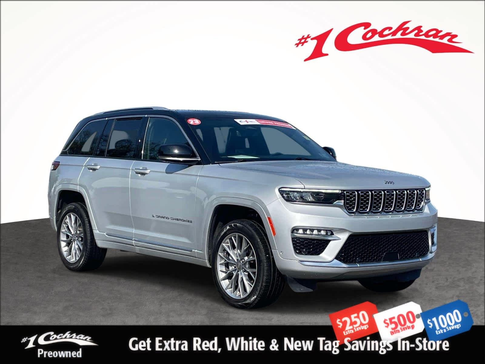 Used 2023 Silver Jeep Summit 4x4 image 1