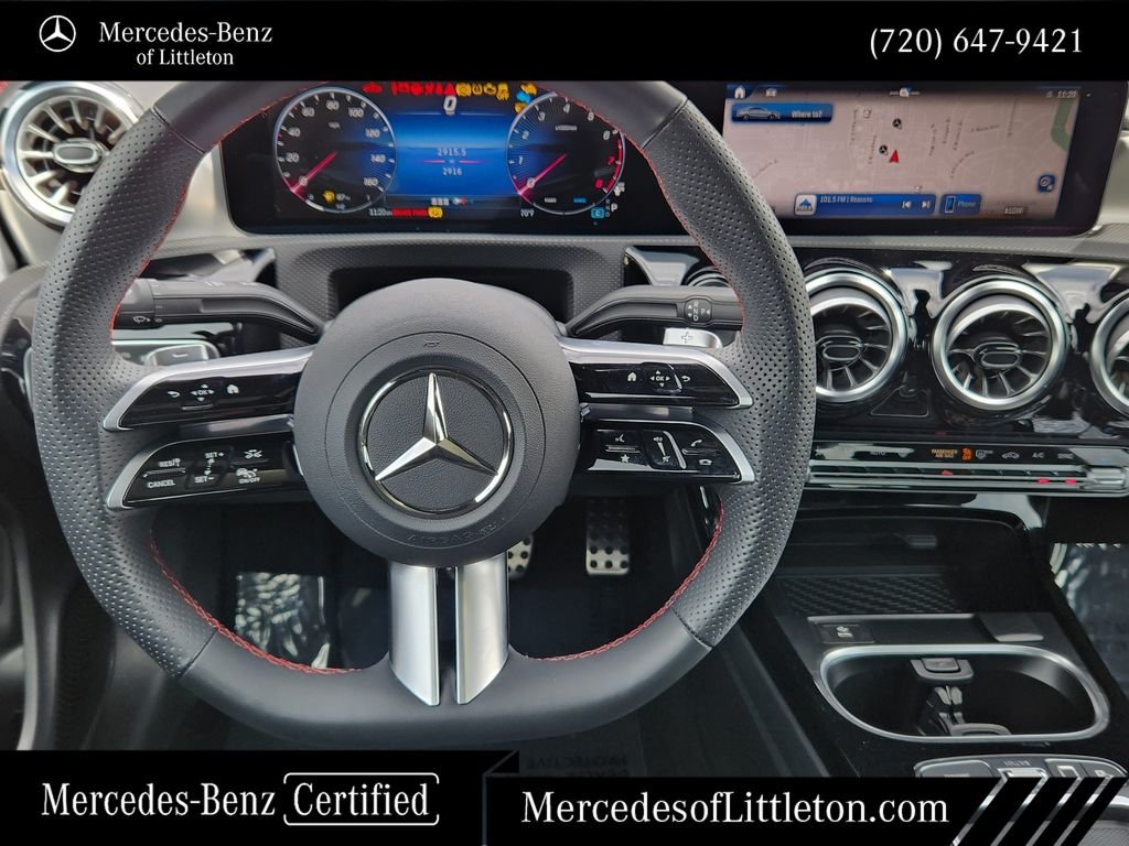 Certified Used 2025 Blue Mercedes-Benz CLA 250 image 28