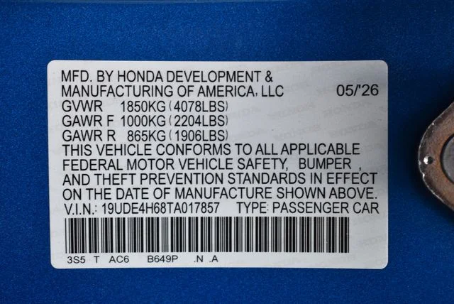 New 2026 Double Apex Blue Pearl Acura A-Spec Tech Package image 25