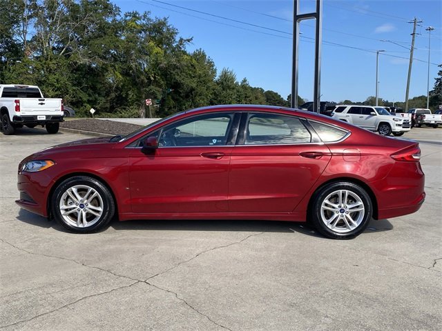 Used 2018 Ford Fusion SE with VIN 3FA6P0HD9JR160186 for sale in Covington, GA