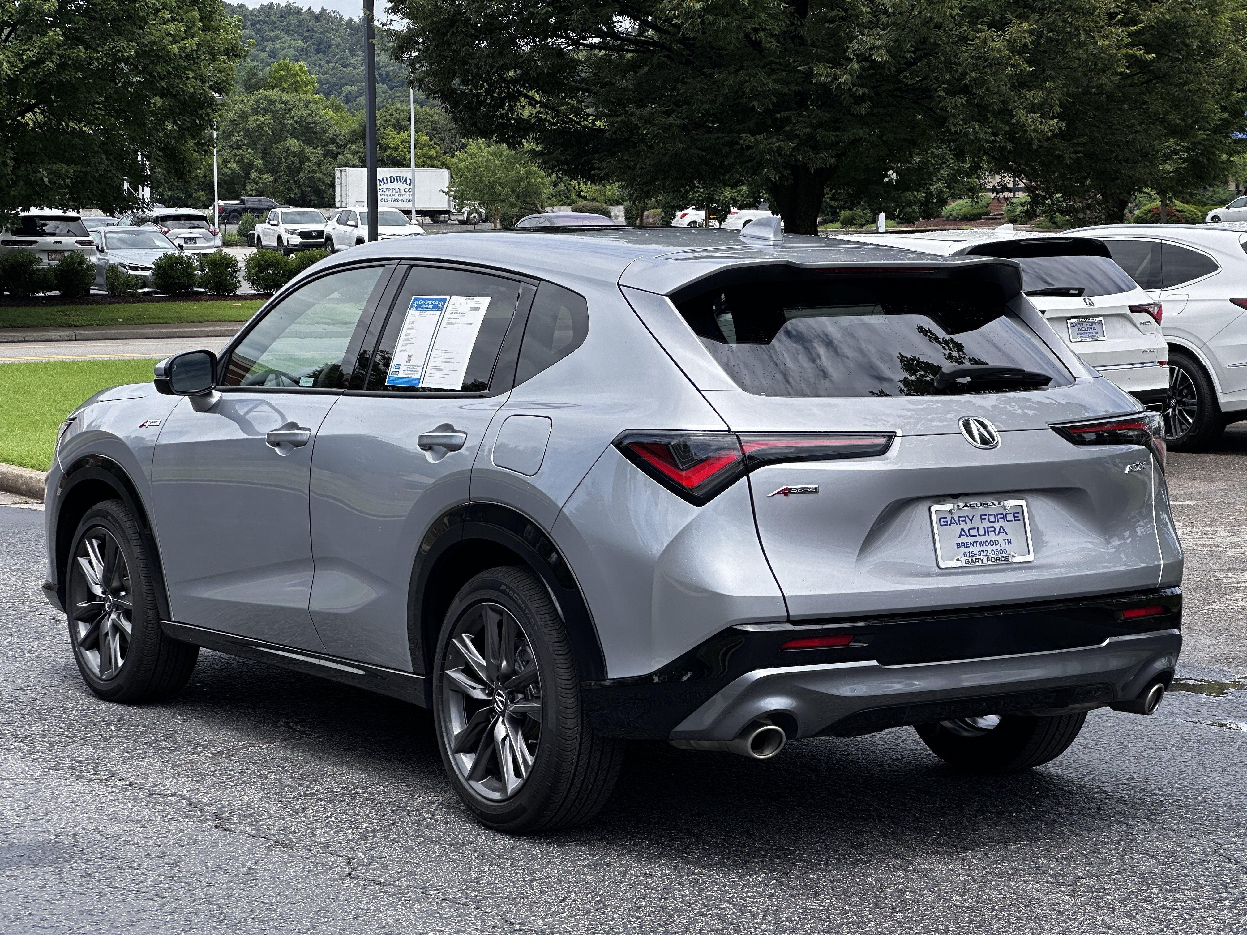 Used 2025 Solar Silver Metallic Acura FWD A-SPEC image 47