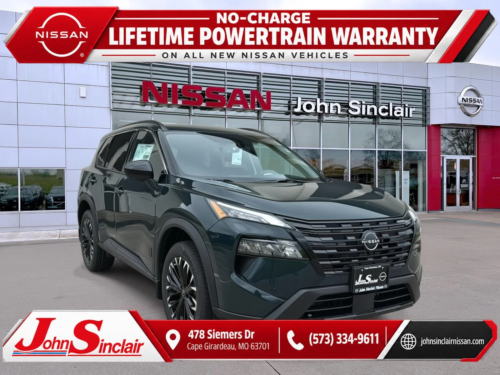 New 2026 Obsidian Green Nissan Dark Armor image 1