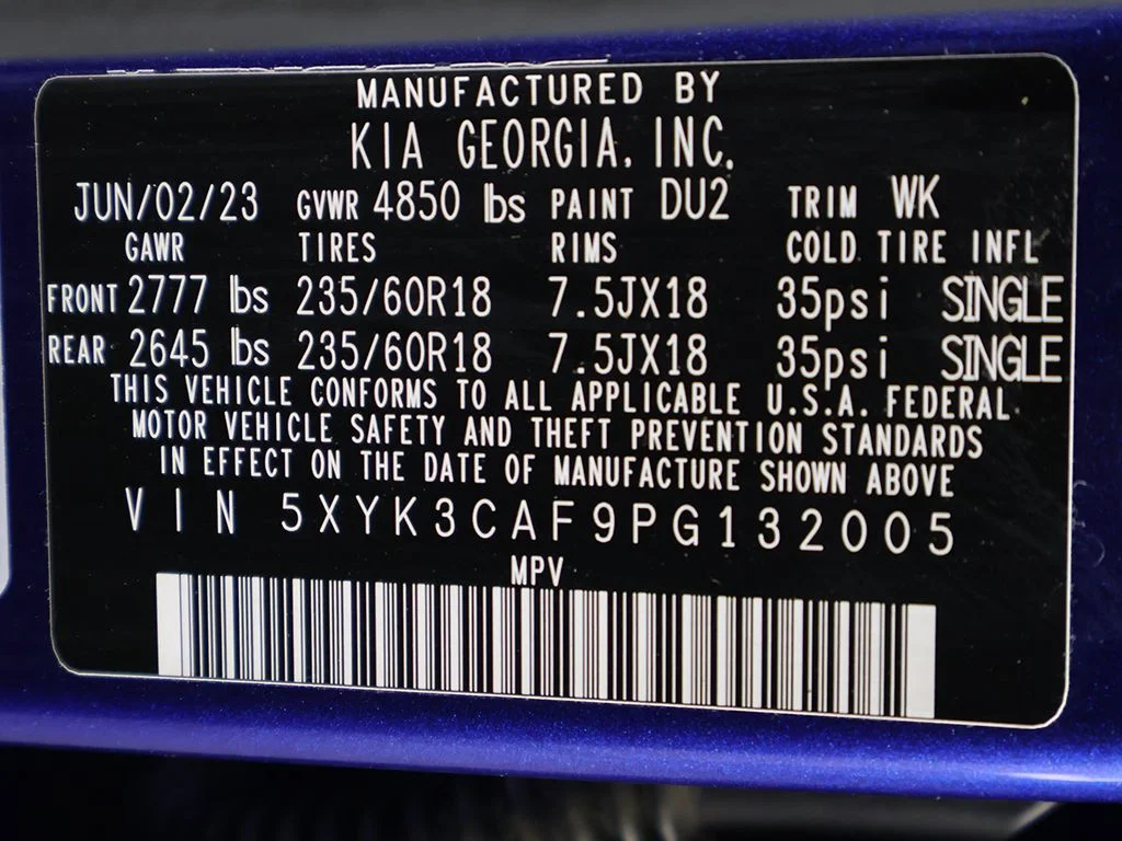 Used 2023 Blue Kia EX image 43