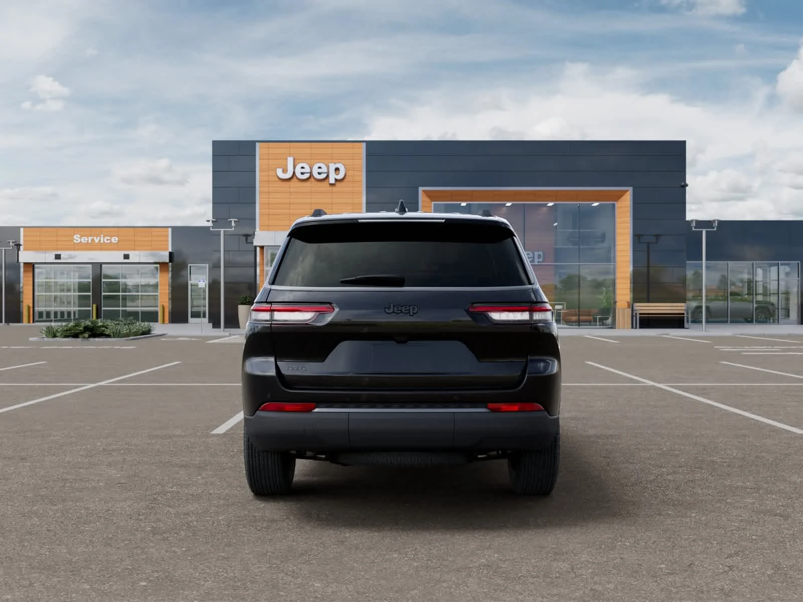 New 2026 Diamond Black Crystal Pearlcoat Jeep Laredo Altitude image 7