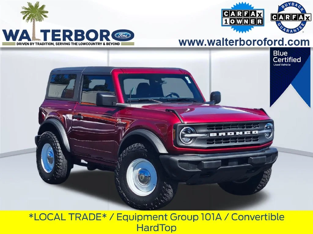 Certified Used 2025 Red Ford Base image 1