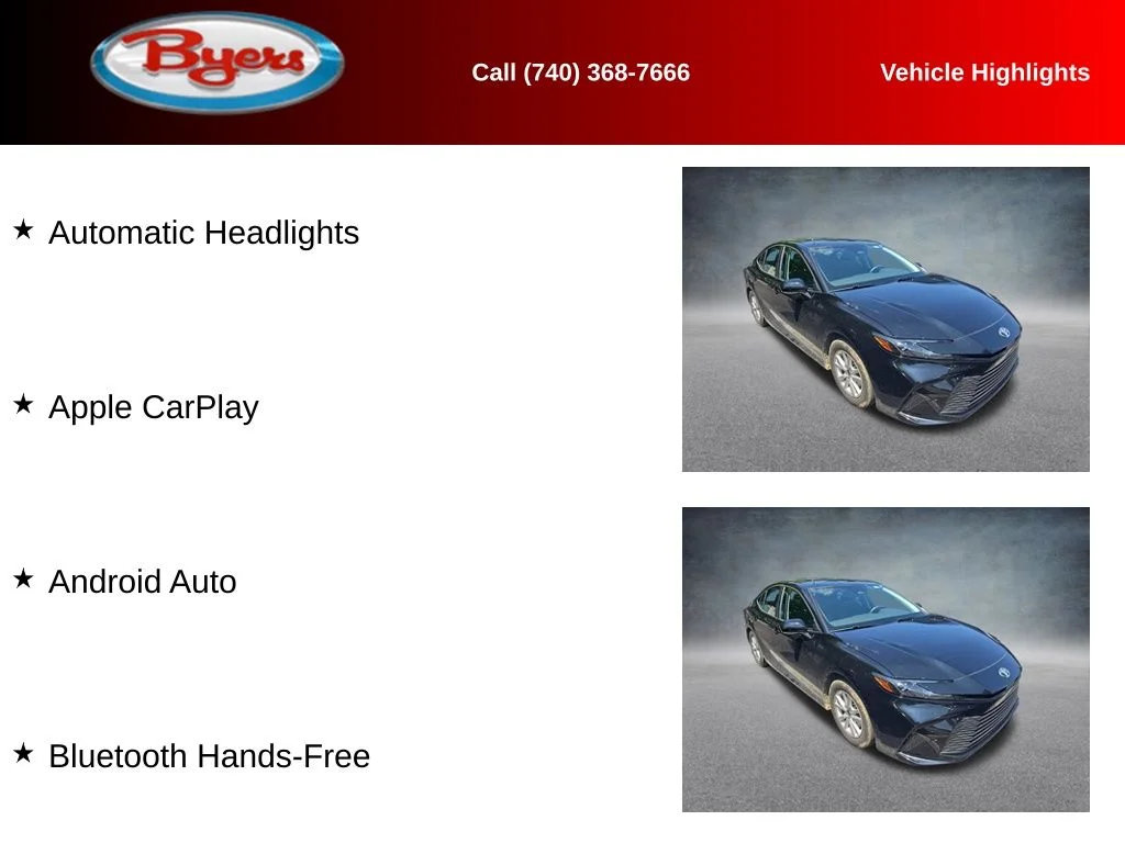 Used 2025 Black Toyota LE image 10