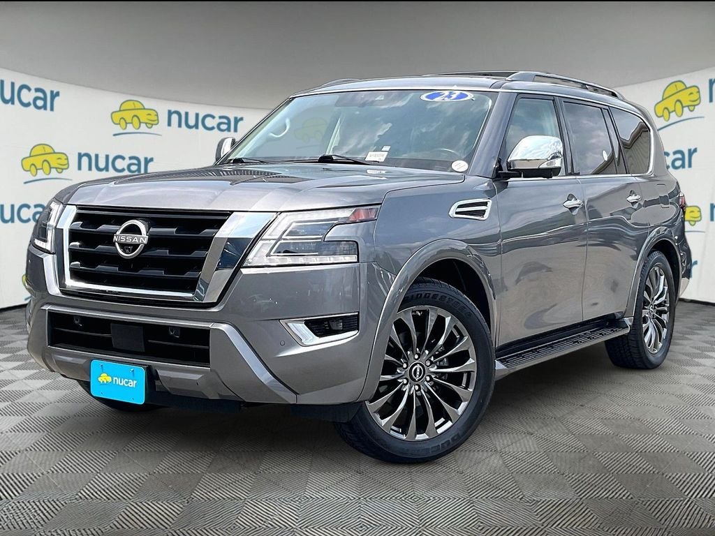 Used 2023 Gray Nissan Platinum image 3