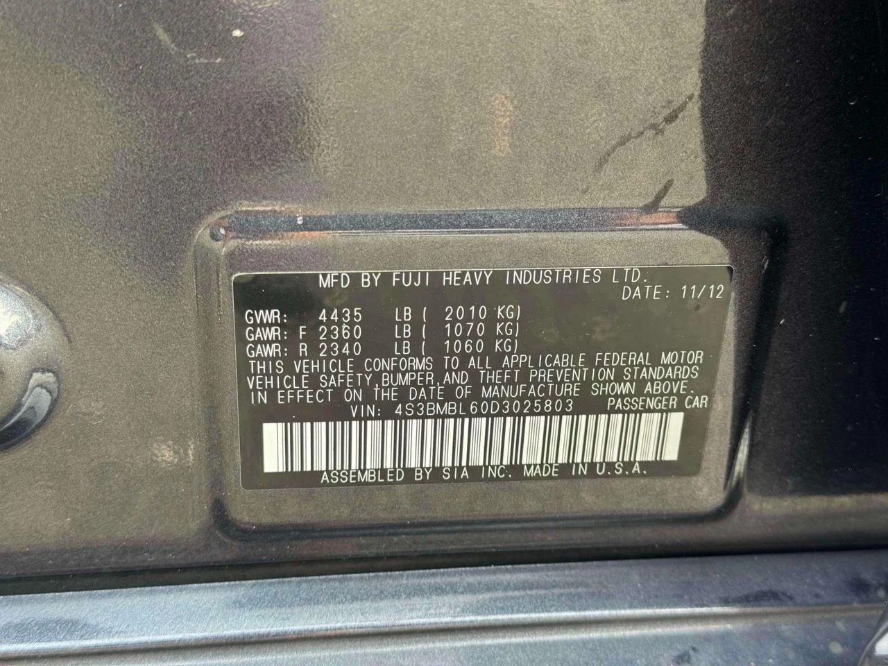 Used 2013 Graphite Gray Metallic Subaru 2.5i Limited image 16
