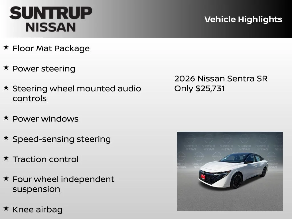 New 2026 White Nissan SR image 8