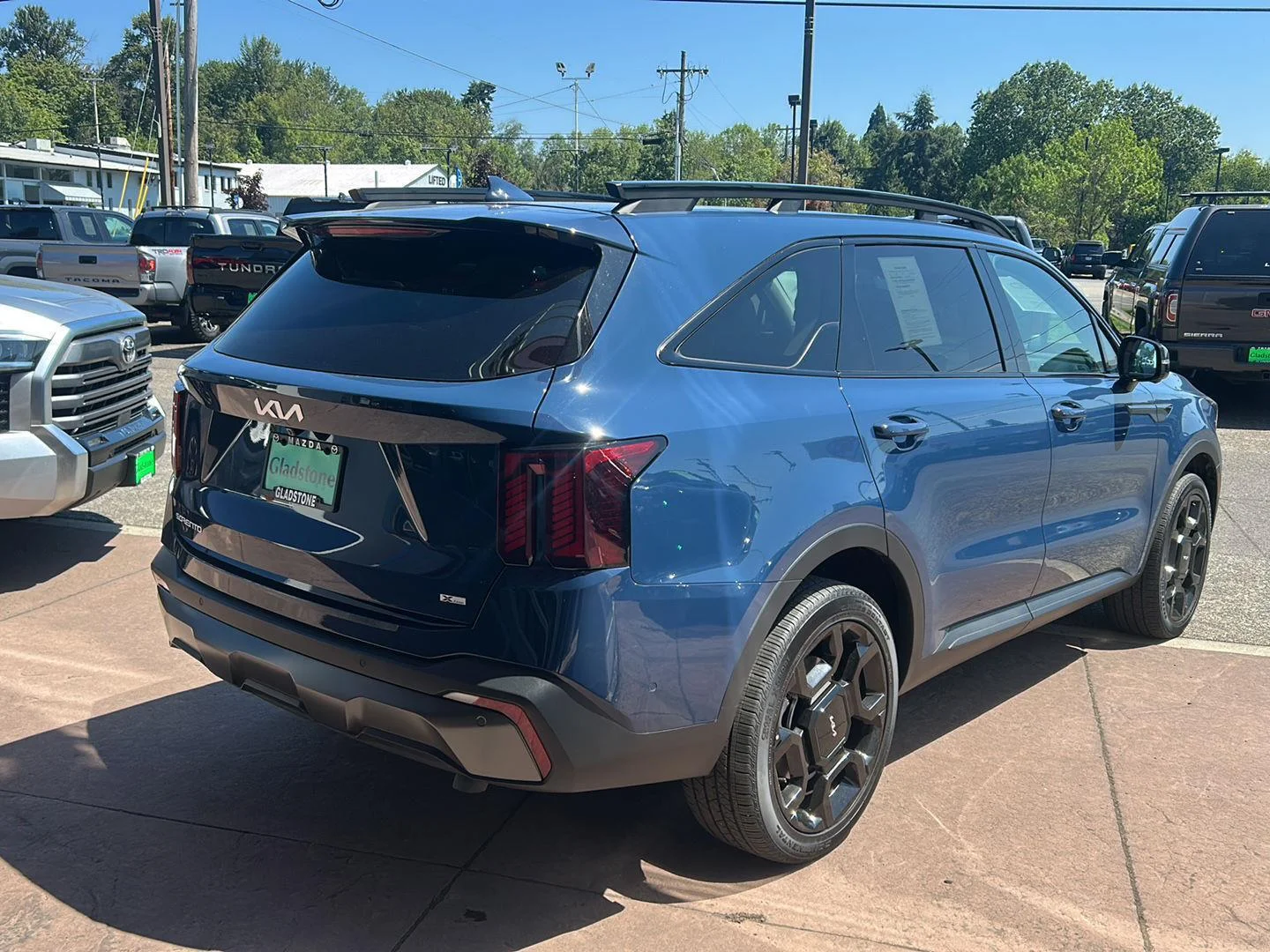 Used 2024 Midnight Lake Blue Kia X-Line SX image 5