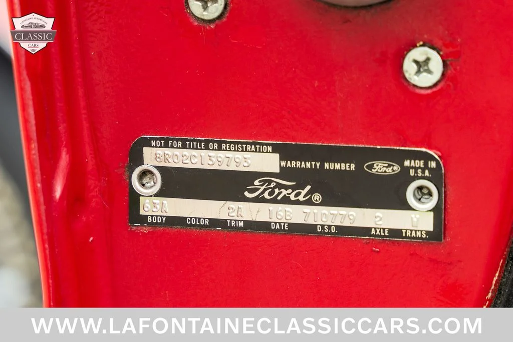 Used 1968 Red Ford Fastback image 64