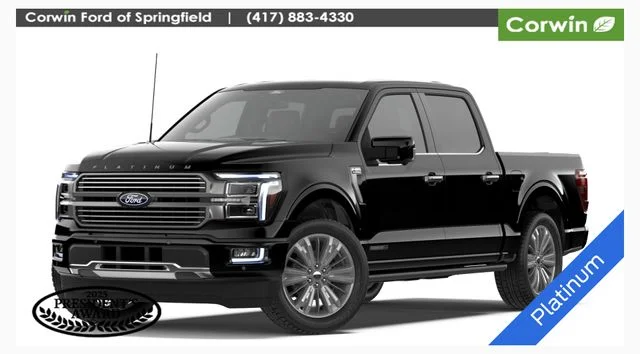 New 2026 Agate Black Metallic Ford Platinum® image 1
