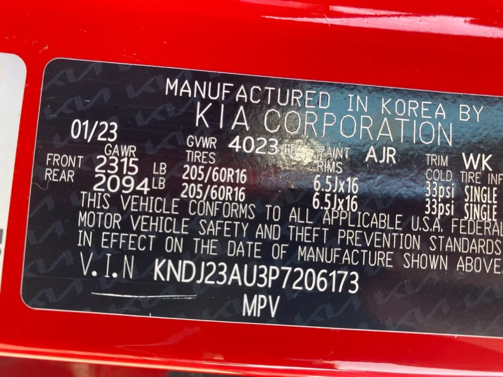 Used 2023 Red Kia LX image 19