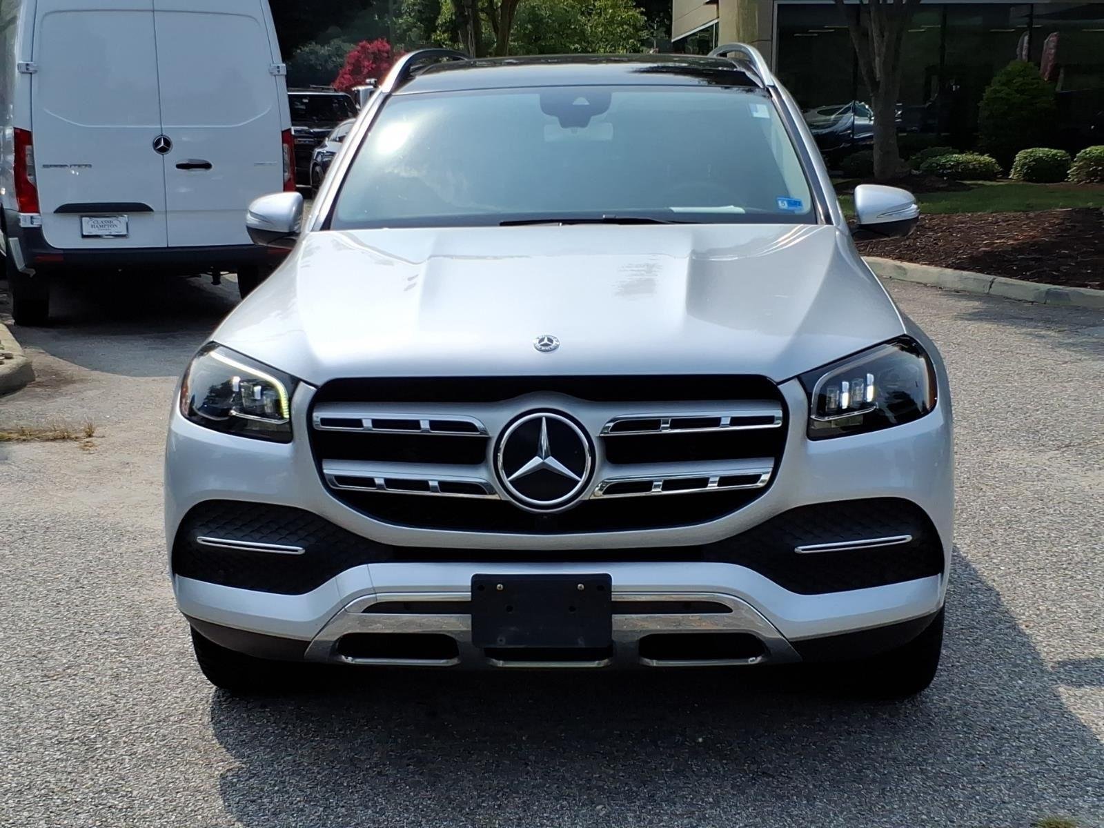 Used 2020 Iridium Silver Metallic Mercedes-Benz GLS 450 image 2