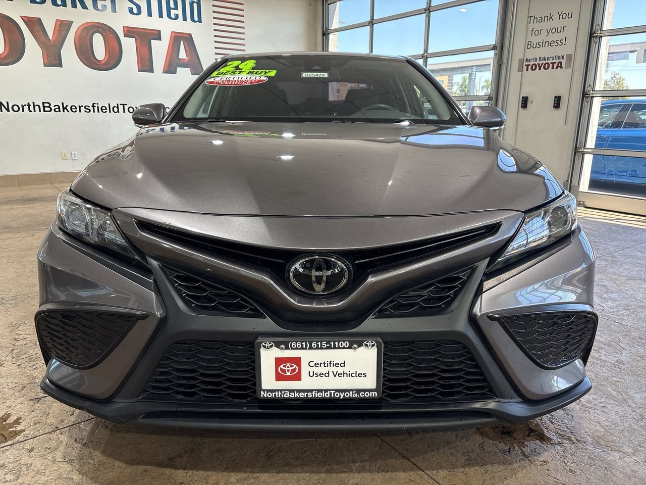 Certified Used 2024 Predawn Gray Mica Toyota SE image 5