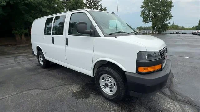 Used 2023 Summit White GMC Work Van image 2