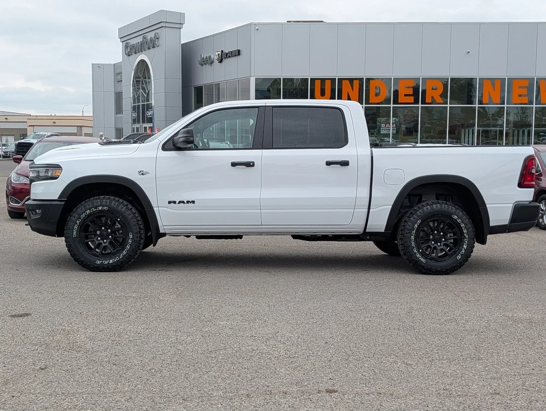 New 2026 White RAM Rebel - - 4x4 - 5.7L HEMI V8 - Rebel Level 1 Equip Grp & More! image 5