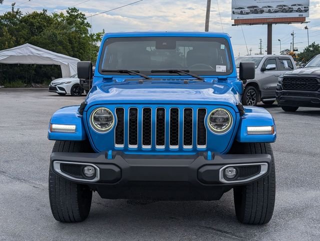 Used 2022 Blue Jeep Unlimited Sahara 4xe image 8